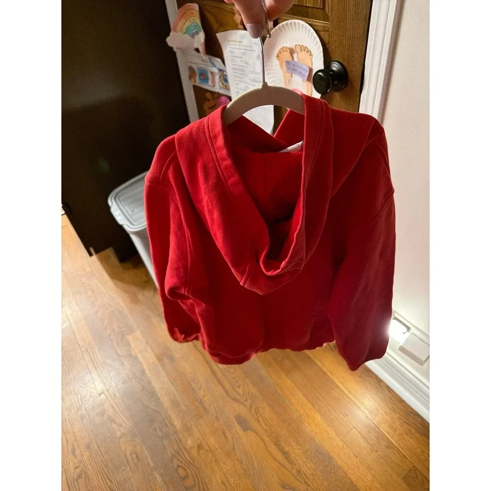 Nike Sportswear Club Fleece Pullover Hoodie red‎ boys large